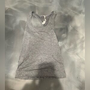 Gray Sleeveless Top